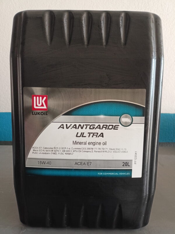 LUKOIL AVANTGARDE ULTRA SAE 15W40 API CI-4/SL  20LT