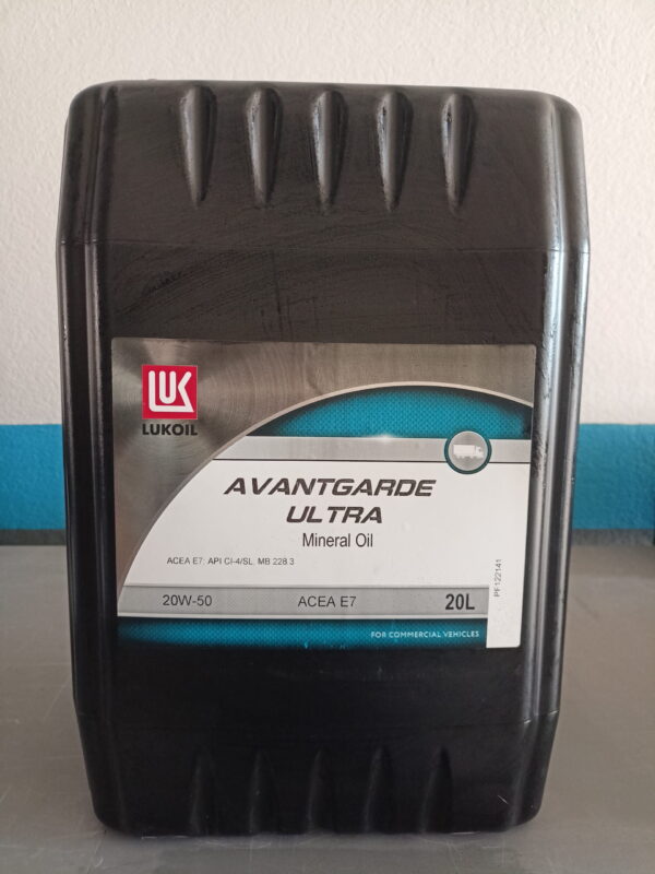 LUKOIL AVANTGARDE ULTRA SAE 20W50 API CI-4/SL 20LT